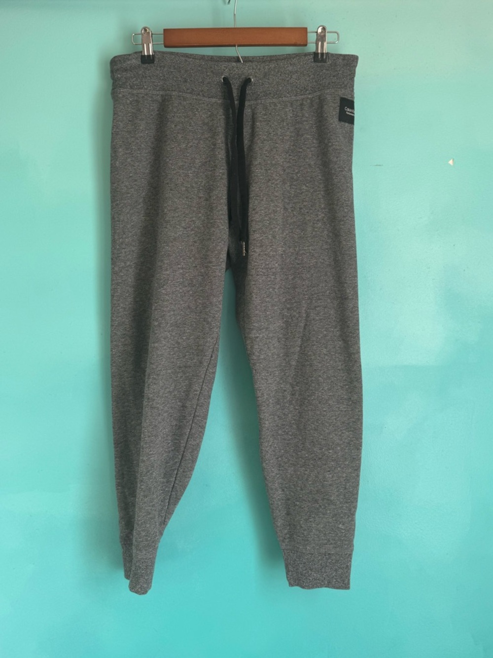 Calvin Klein Performance Heather Gray Men's Jogger Sweatpants